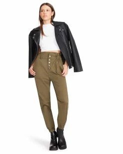 STEVEMADDEN MELANIE PANT OLIVE Women's Clothing