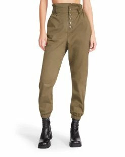 STEVEMADDEN MELANIE PANT OLIVE Women's Clothing