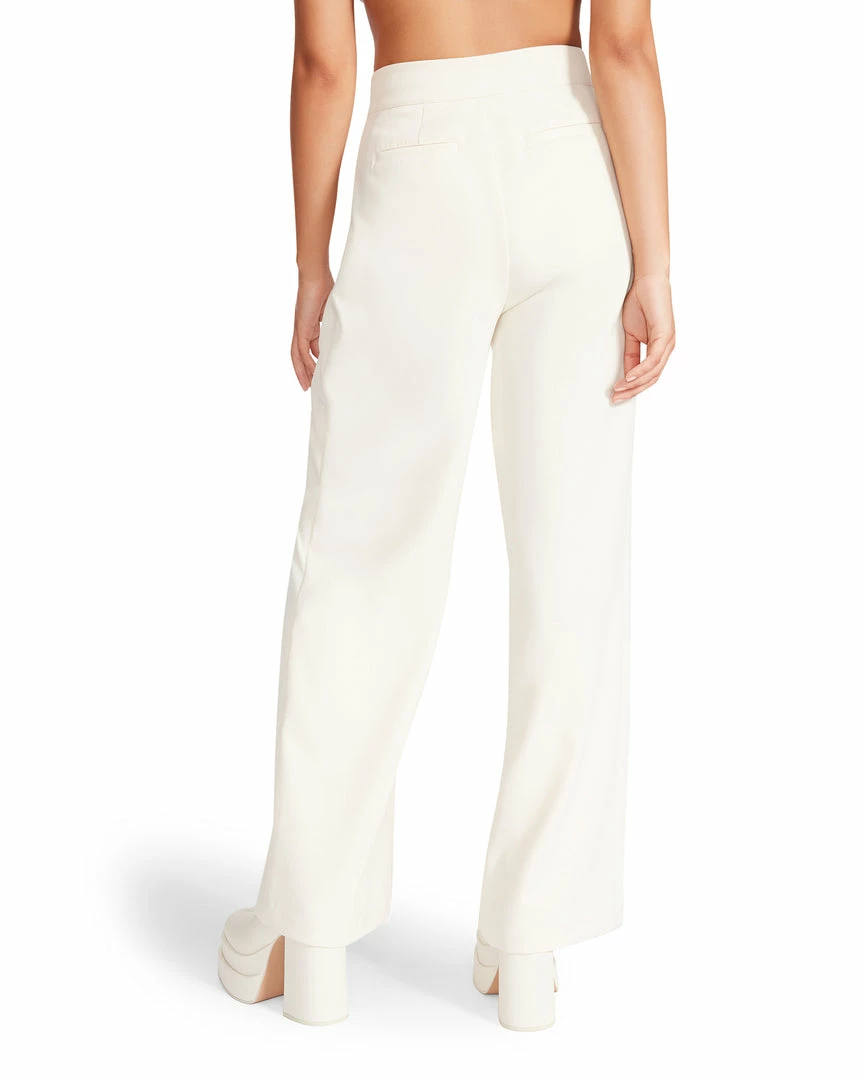 STEVEMADDEN Women's Clothing ISABELLA PANT IVORY