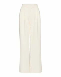 STEVEMADDEN Women's Clothing ISABELLA PANT IVORY
