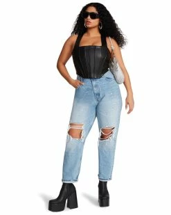 STEVEMADDEN KIMMIE CORSET BLACK