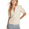 STEVEMADDEN Women's Clothing JANE TOP BONE
