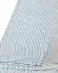 STEVEMADDEN Women's Clothing KENDRA BRA TOP DENIM FABRIC