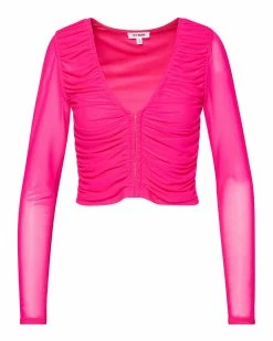 STEVEMADDEN LUNA TOP HOT PINK