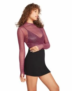 STEVEMADDEN ELIZA TOP HOT PINK