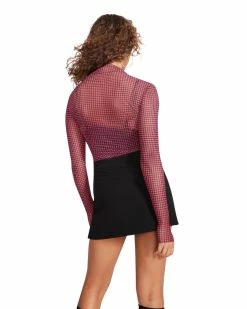 STEVEMADDEN ELIZA TOP HOT PINK