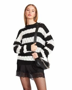 STEVEMADDEN KARLI SWEATER BLACK Women's Clothing