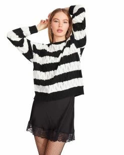 STEVEMADDEN KARLI SWEATER BLACK Women's Clothing