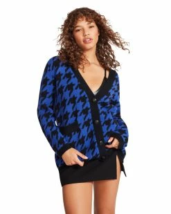 STEVEMADDEN Women's Clothing MARINA CARDIGAN BLUE