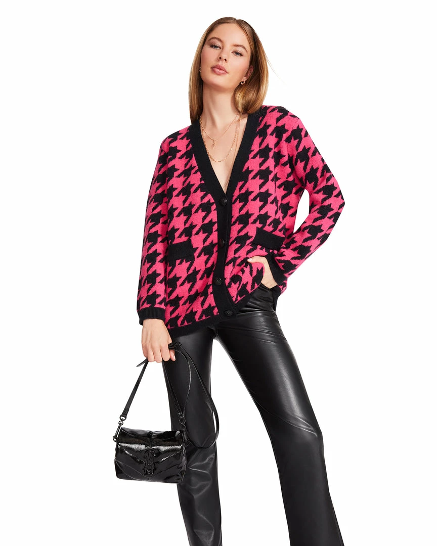 STEVEMADDEN MARINA CARDIGAN HOT PINK