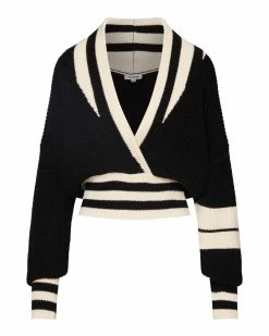 STEVEMADDEN Women's Clothing ADDISON PULLOVER BLACK