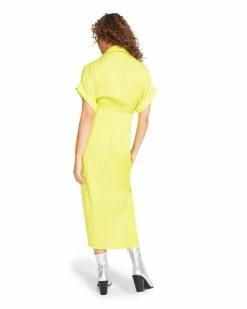 STEVEMADDEN TORI DRESS CITRON Women's Clothing