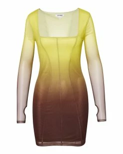 STEVEMADDEN FREYA DRESS CITRON Women's Clothing