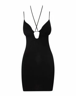 STEVEMADDEN TIEGAN DRESS BLACK