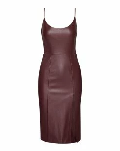 STEVEMADDEN GISELLE DRESS BURGUNDY