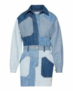 STEVEMADDEN Women's Clothing RYLEIGH DRESS DENIM FABRIC