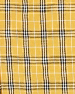 STEVEMADDEN Women's Clothing CHER PLAID SKIRT YELLOW