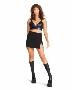 STEVEMADDEN Women's Clothing CAMERON SKIRT BLACK