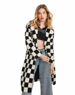 STEVEMADDEN SADIE COAT BLACK Women's Clothing
