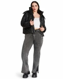 STEVEMADDEN HAYLE JACKET BLACK Women's Clothing