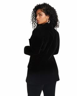 STEVEMADDEN HARLOW BLAZER BLACK