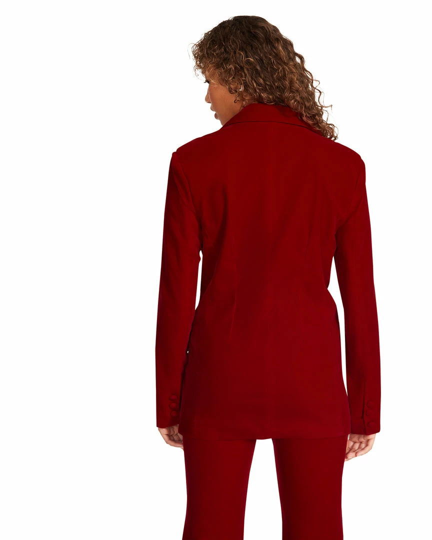 STEVEMADDEN HARLOW BLAZER RED