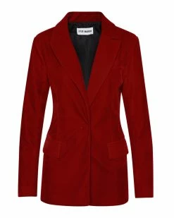 STEVEMADDEN HARLOW BLAZER RED