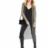 STEVEMADDEN CHARLIZE DUSTER BLACK Women's Clothing