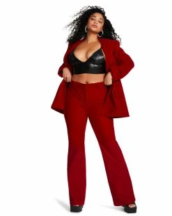 STEVEMADDEN HARLOW PANT RED