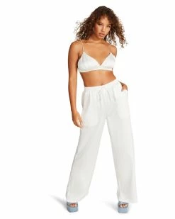 STEVEMADDEN DORIAN PANT WHITE Women's Clothing