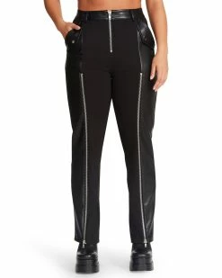 STEVEMADDEN Women's Clothing CARSON PANT BLACK