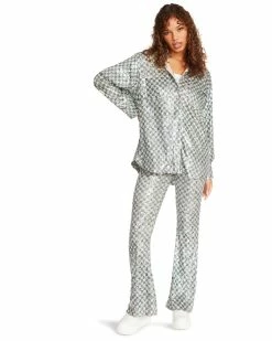 STEVEMADDEN SHAE PANT SILVER Women's Clothing