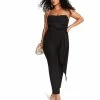 STEVEMADDEN Women's Clothing HARLEN JUMPSUIT BLACK