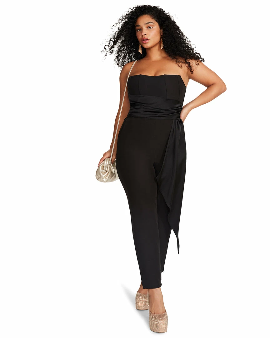 STEVEMADDEN Women's Clothing HARLEN JUMPSUIT BLACK