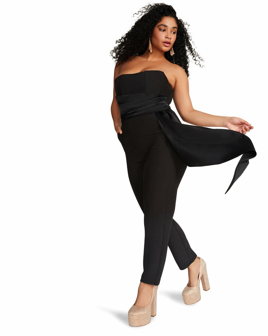 STEVEMADDEN Women's Clothing HARLEN JUMPSUIT BLACK