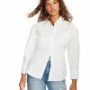 STEVEMADDEN NADIA SHIRT WHITE Women's Clothing