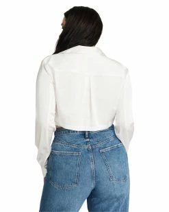 STEVEMADDEN CASSANDRA TOP WHITE Women's Clothing