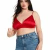 STEVEMADDEN PEPPER BRA TOP RED Women's Clothing