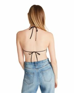 STEVEMADDEN Women's Clothing JANET TOP BLACK