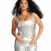 STEVEMADDEN KIMMIE CORSET SILVER