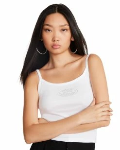 STEVEMADDEN Women's Clothing ALEXA TANK CLEAR