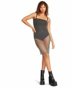 STEVEMADDEN CHARLIZE DRESS BLACK