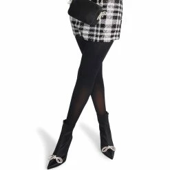 STEVEMADDEN ELEGANT BLACK SATIN Women's Shoes