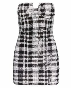 STEVEMADDEN Women's Clothing RETA DRESS BLACK/WHITE