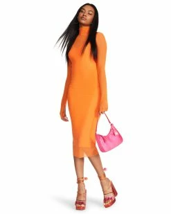 STEVEMADDEN VIVIENNE DRESS ORANGE Women's Clothing