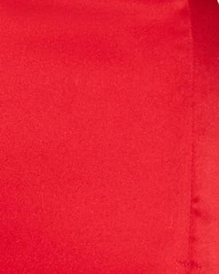 STEVEMADDEN CAMERON SKIRT RED SATIN