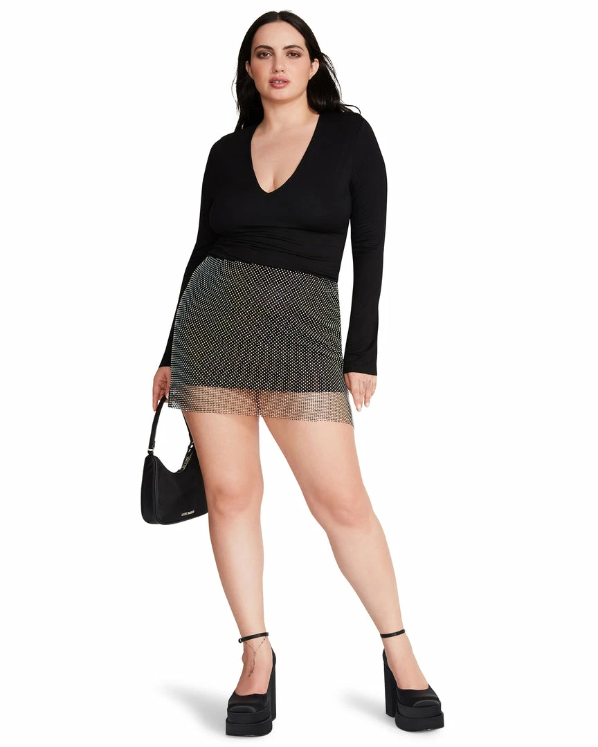 STEVEMADDEN CHARLIZE SKIRT BLACK Women's Clothing