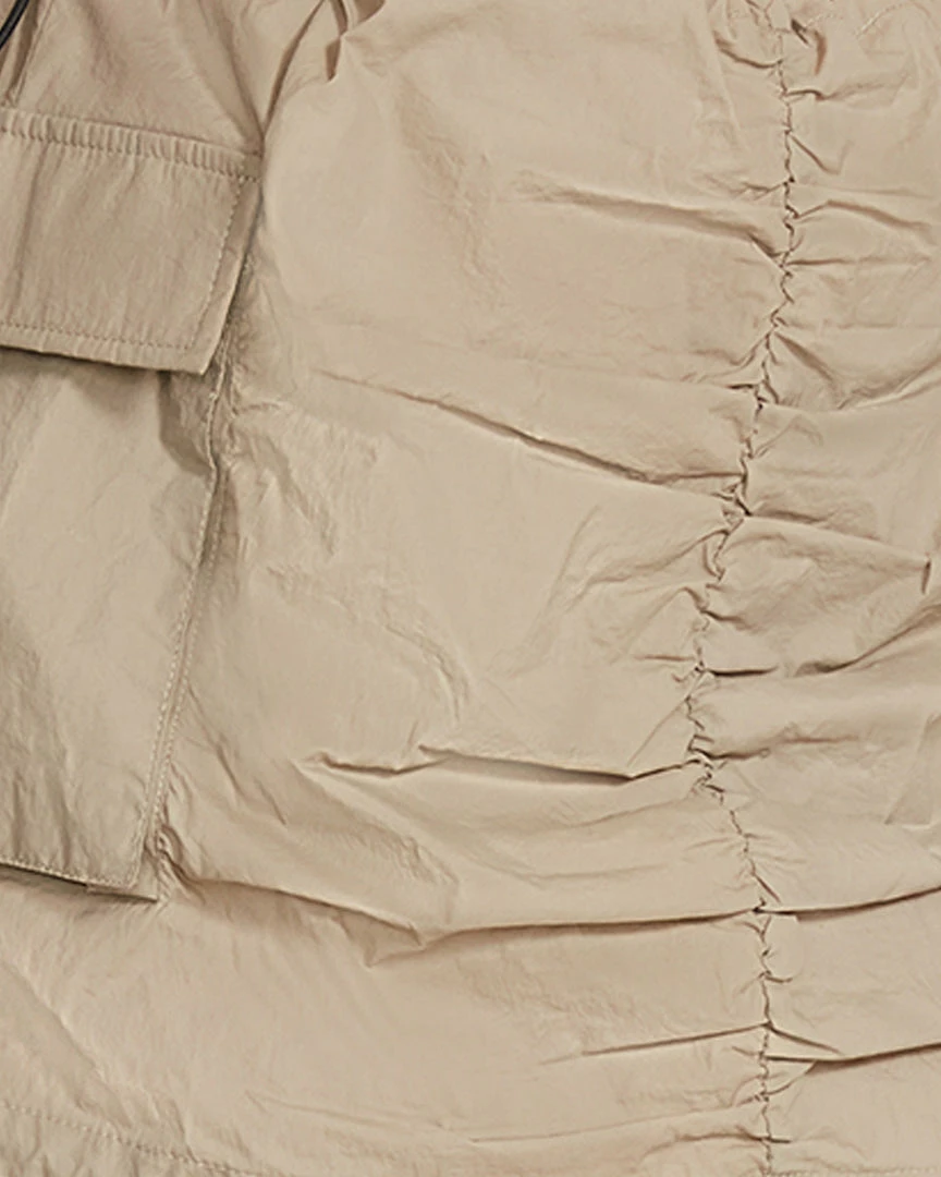 STEVEMADDEN MELVA PARACHUTE SKIRT OLIVE Women's Clothing