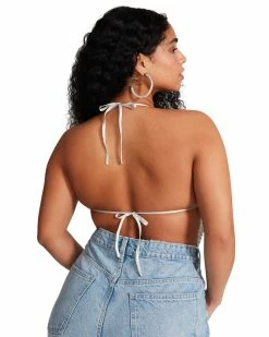 SteveMadden BARELY THERE RHINESTONE HALTER SILVER