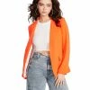 STEVEMADDEN Women's Clothing PAYTON BLAZER ORANGE